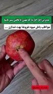 نحوه تشخیص انار شیرین و ترش از روی شکل ظاهر | چطور انار خوب و رسیده بخریم؟