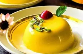 دسر پرتقال و زعفران؛مجلسی و شیک مخصوص شب یلدا