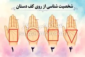 تست شخصیت‌شناسی | خطوط کف دستت چه رازی درباره شخصیتت دارد؟ فقط شماره دستت را انتخاب کن