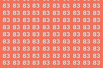 بازی فکری : فقط نوابغ تیزهوش تو 5 ثانیه عدد 85 و پیدا می کنند!