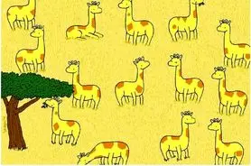 بازی فکری : فقط 9 ثانیه زمان داری که ثابت ن چشمات از شاهین تیزتره و زرافه متفاوت و پیدا کنی!