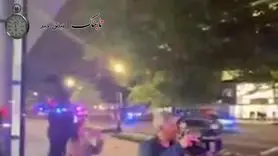 فیلم جدید و دیده نشده از لحظه تیراندازی در شام ترامپ 