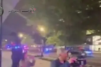 فیلم جدید و دیده نشده از لحظه تیراندازی در شام ترامپ 
