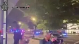 فیلم جدید و دیده نشده از لحظه تیراندازی در شام ترامپ 