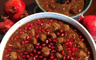 سوپ انار؛ ترش ِگرم ِخوش رنگ  مخصوص شب‌چله