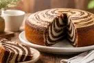 طرز تهیه کیک دو رنگ خوشمزه و مجلسی؛ دیگه از قنادی کیک نخر و تو 20 دقیقه خودت درست کن!