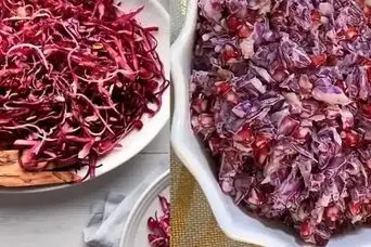 این سالاد پاییزی مخصوص شب یلدا است