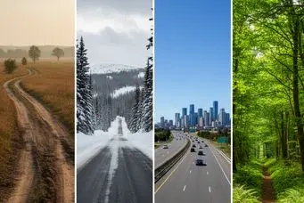 تست شخصیت شناسی :با انتخاب جاده‌ مورد علاقه بفهمید درونت چقدر آشفته است!