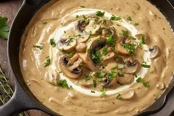 طرز تهیه سس قارچ رستورانی: لذیذ، ساده و سریع!