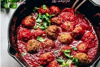 غذای ساده برای شام |  کوفته عدس بدون گوشت با سس مارینارا در ۶۰ دقیقه