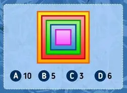 تست هوش | فقط یه نابغه تو 4 ثانیه میتونه تعداد مربع های تصویر حدس بزنه