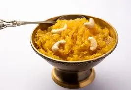 ‌طرز تهیه حلوای شیرازی زرد