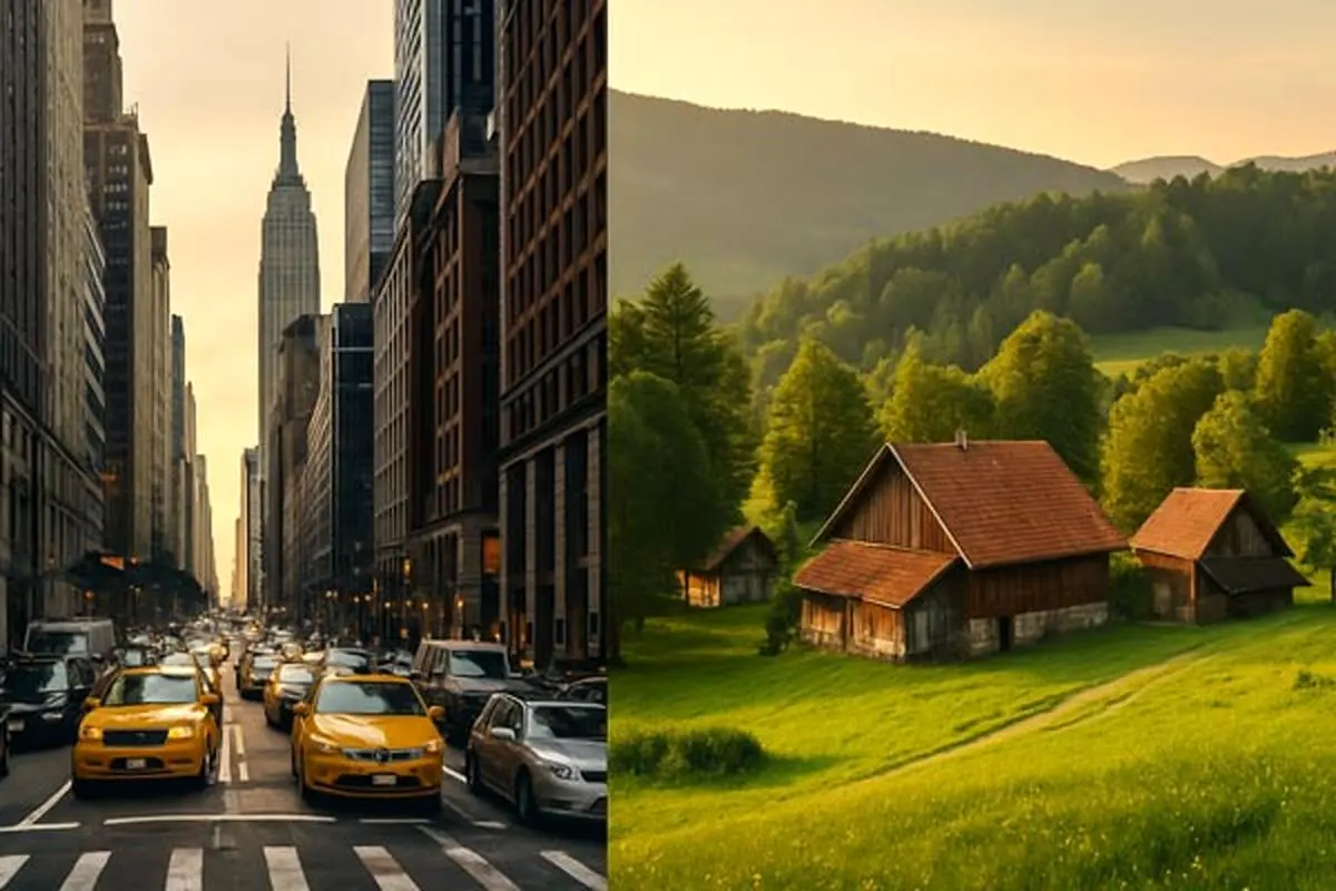 تست شخصیت شناسی : زندگی در شهر یا روستا؟