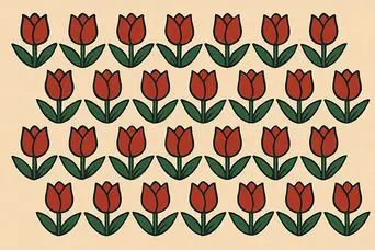 بازی فکری : لاله متفاوت کدام است؟ فقط نابغه ها تو 5 ثانیه پیداش می کنند!