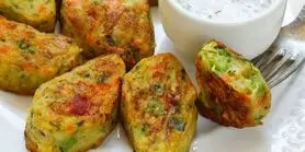 طرز تهیه ناگت سبزیجات بدون گوشت | ترد و طلایی، بدون وا رفتن داخل تابه