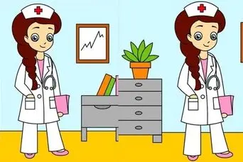 بازی فکری : 3 تفاوت تصویر خانم پرستار کجاست؟ اگر تمرکز خوبی دارید، در عرض 16 ثانیه بفهمید!