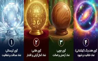 تست شخصیت‌ شناسی: با انتخاب یکی از۴ گوی زیبا بفهمید چقدر آدم راست و درستی هستی!
