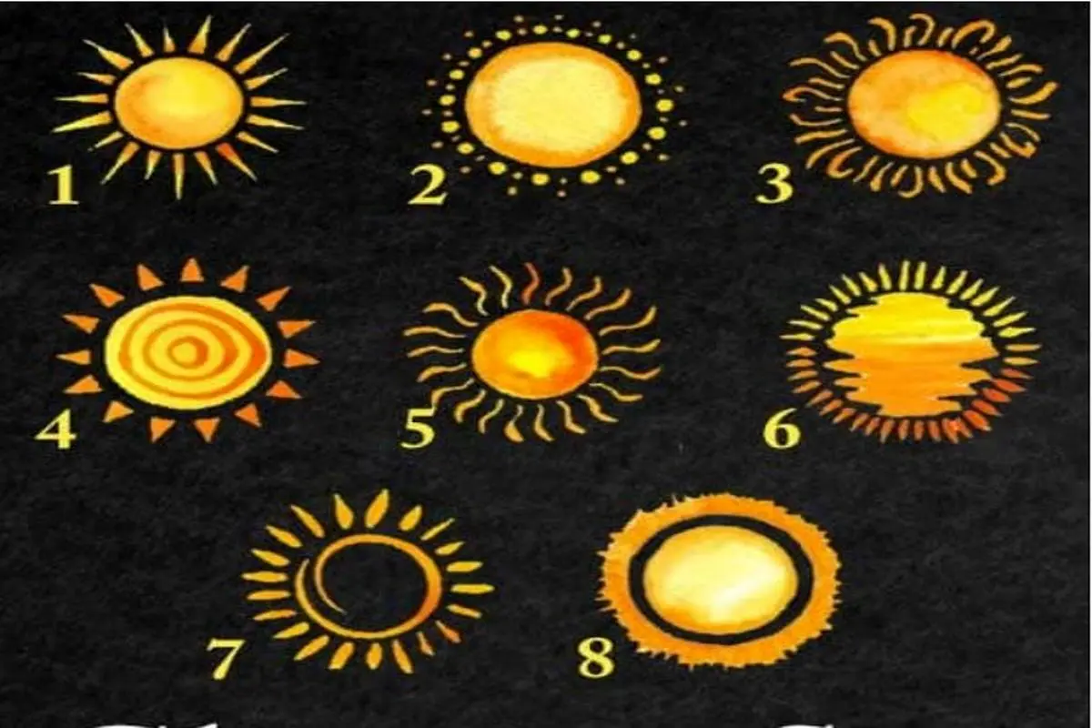 تست شخصیت شناسی | یک نماد خورشیدی انتخاب کن تا بگم چقدر آدم اصیل و با شخصیتی هستی