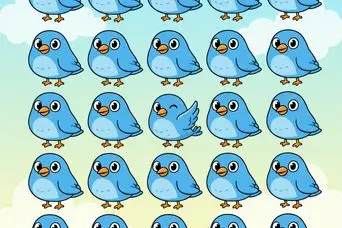 بازی فکری : اگه ضریب هوشیت با کارآکاه گجت یکیه تو 3 ثانیه پرنده متفاوت و پیدا کن