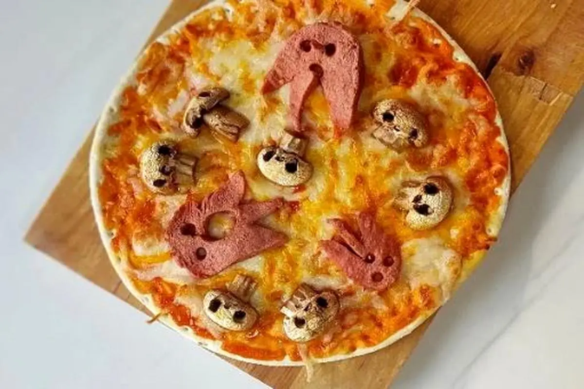 طرز تهیه پیتزا هالووینی تو کمتر از 20 دقیقه