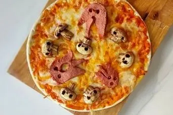 طرز تهیه پیتزا هالووینی تو کمتر از 20 دقیقه