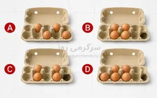 تست شخصیت شناسی | خم‌مرغ‌ها را مرتب می‌چینی یا متفاوت؟ | نتیجه‌اش عجیب‌تر از چیزی است که فکر می‌کنی