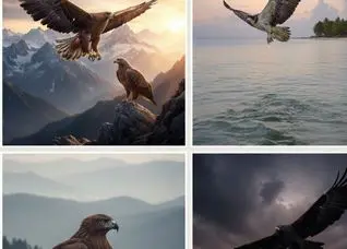 تست شخصیت شناسی : با انتخاب یک عقاب بفهمید چقدر مرموز هستید!