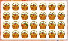 بازی فکری : آیا می‌توانید سبدی را که با بقیه متفاوت است، تو ۵ ثانیه پیدا کنید؟