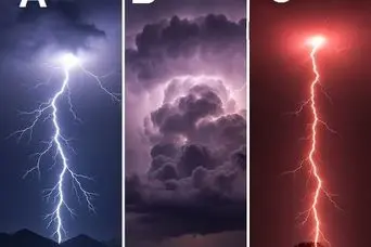 روانشناسی شخصیت : یک رعد و برق انتخاب کنید تا ببینید چطور با شکست‌ ها برخورد می‌ کنید!