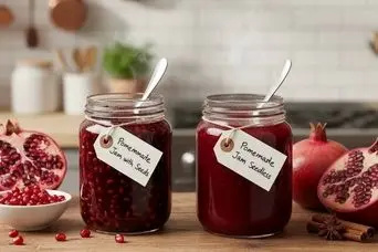 طرز تهیه مربای انار بدون شکرک و تیره شدن