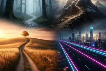 تست شخصیت شناسی : با انتخا یک جاده بفهمید قلبتان منتظر چیست!