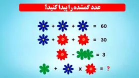 تست هوش | ریاضیدان ها سریع جواب جای خالی رو پر کنند + جواب تست