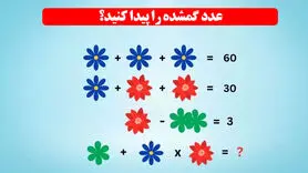 تست هوش | ریاضیدان ها سریع جواب جای خالی رو پر کنند + جواب تست
