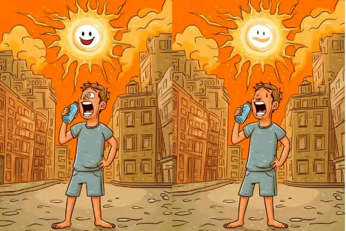 بازی فکری : فقط تیزبین‌ترین افراد می‌توانند هر ۵ تفاوت را در این دو تصویر پیدا کنند