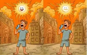 بازی فکری : فقط تیزبینترین افراد میتوانند هر ۵ تفاوت را در این دو تصویر پیدا کنند