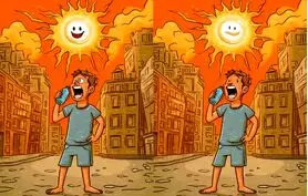 بازی فکری : فقط تیزبین‌ترین افراد می‌توانند هر ۵ تفاوت را در این دو تصویر پیدا کنند