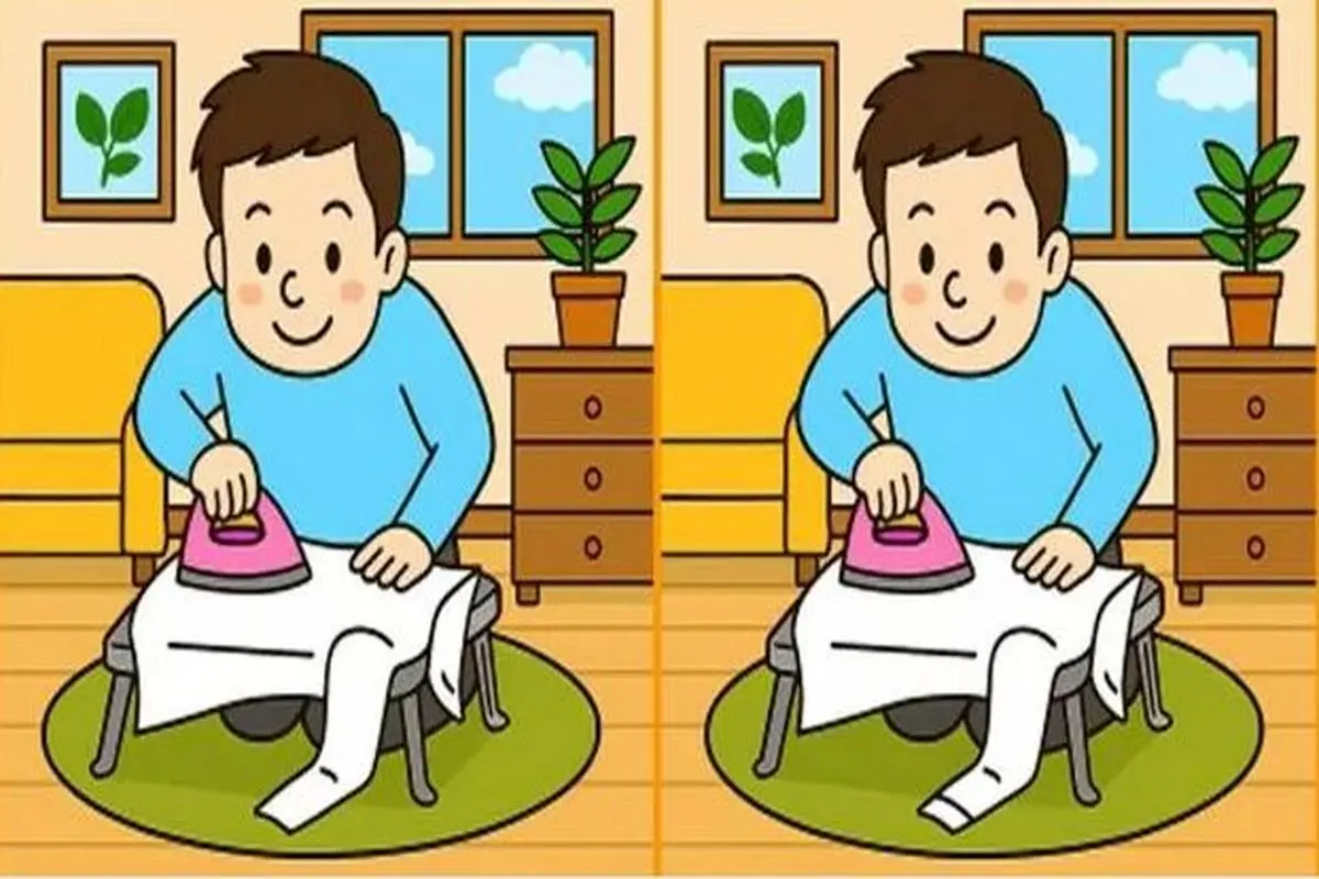 بازی فکری : اگه ادعات ابر آسمون و پاره کرده 3 تا تفاوت و تو 10 ثانیه پیدا کن!