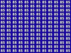 بازی فکری : فقط اونایی که 10/10 هستند تو 5 ثانیه عدد متفاوت و پیدا می کنن!