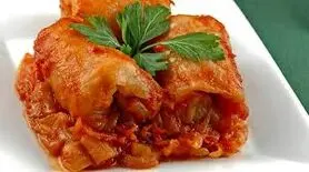 طرز تهیه دلمه برگ کلم بدون باز شدن و وا رفتن