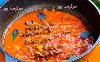 غذای ساده برای شام | تهیه کباب حسینی مجلسی