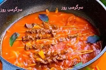 غذای ساده برای شام | تهیه کباب حسینی مجلسی