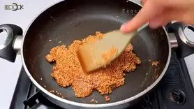 طرز تهیه سوهان کنجدی نرم بدون شکر و روغن در نیم ساعت