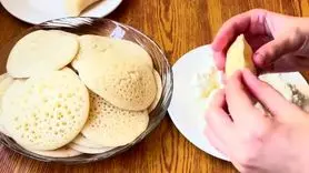 طرز تهیه شیرین ساده و خوشمزه فقط با آرد و آب بدون فر در 15 دقیقه