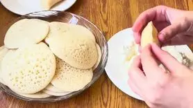 طرز تهیه شیرین ساده و خوشمزه فقط با آرد و آب بدون فر در 15 دقیقه