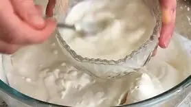 دسر برف سفید، یک دسر زمستانی خوشمزه و جذاب !