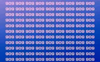 بازی فکری : اگر دید عقابی دارد عدد 609  را در 6 ثانیه پیدا کنید!