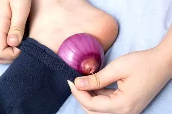 معجزه گذاشتن پیاز در جوراب که کسی به شما نمی گوید