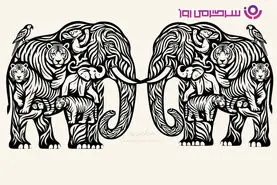 بازی فکری | فقط ۱۵ ثانیه فرصت داری؛ چند حیوان در این تصویر پنهان شده‌اند؟