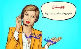 چیستان روز |  کدام میوه است که پوست ندارد؟ | باهوشا دست بکار شین که زمان ندارید