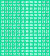 بازی فکری :تنها اوناییکه ضریب هوشی بالای 200 دارن میتونن عدد 33 رو توی تصویر پیدا کنن!